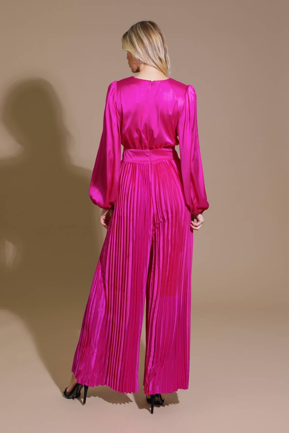 CRUSHING ON YOU SATIN JUMPSUIT  DAME BOHEME