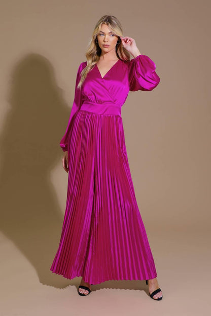 CRUSHING ON YOU SATIN JUMPSUIT  DAME BOHEME