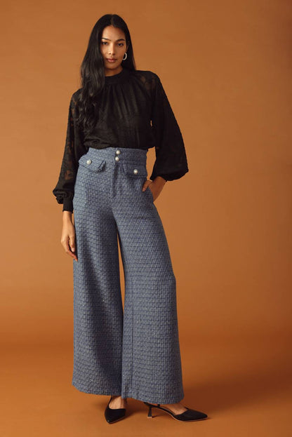THREADS OF DESTINY TWEED PANTS  DAME BOHEME