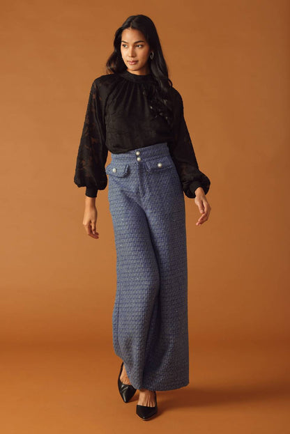 THREADS OF DESTINY TWEED PANTS  DAME BOHEME