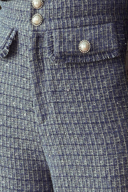 THREADS OF DESTINY TWEED PANTS  DAME BOHEME