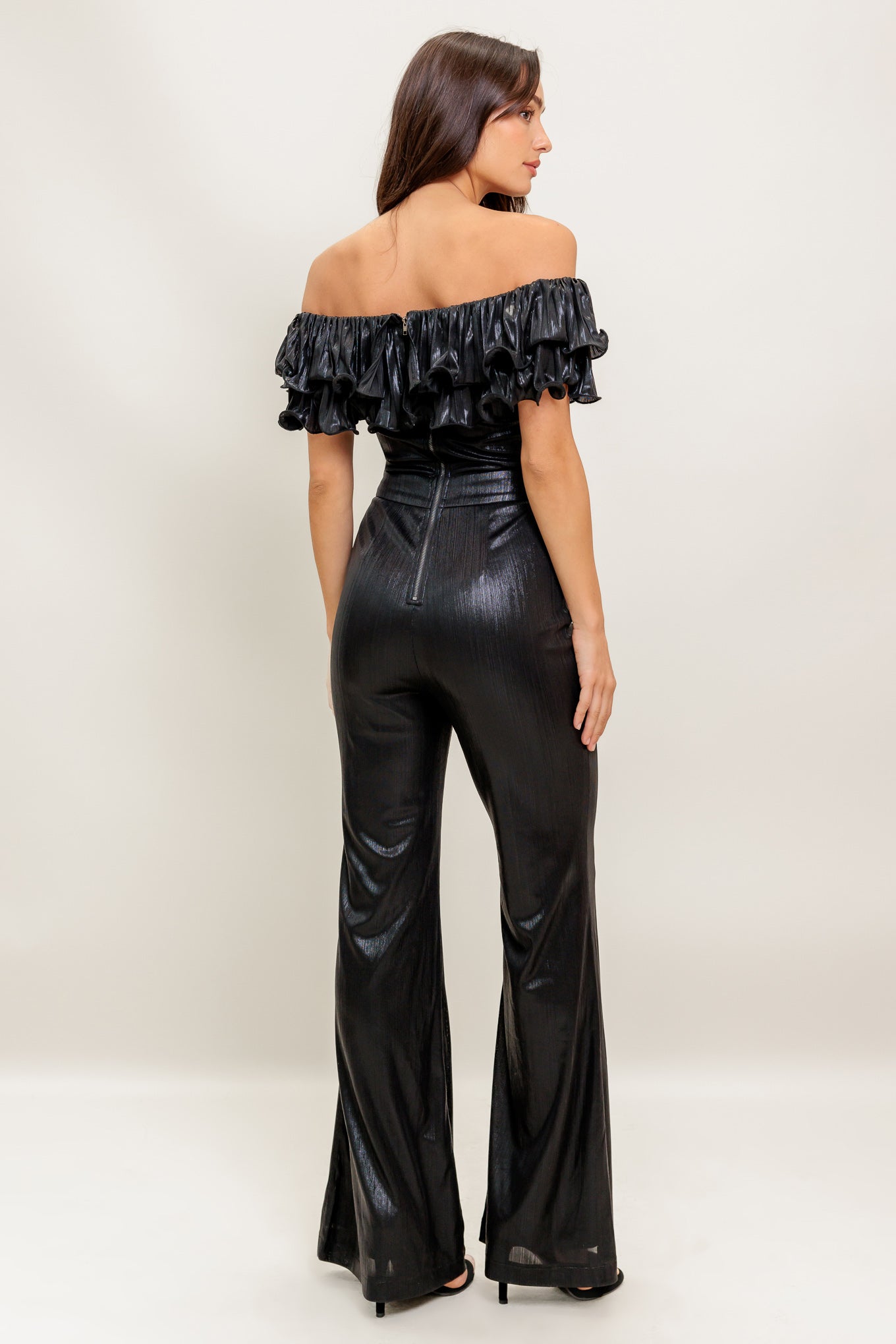 ANGEL EYES COATED WOVEN JUMPSUIT  DAME BOHEME