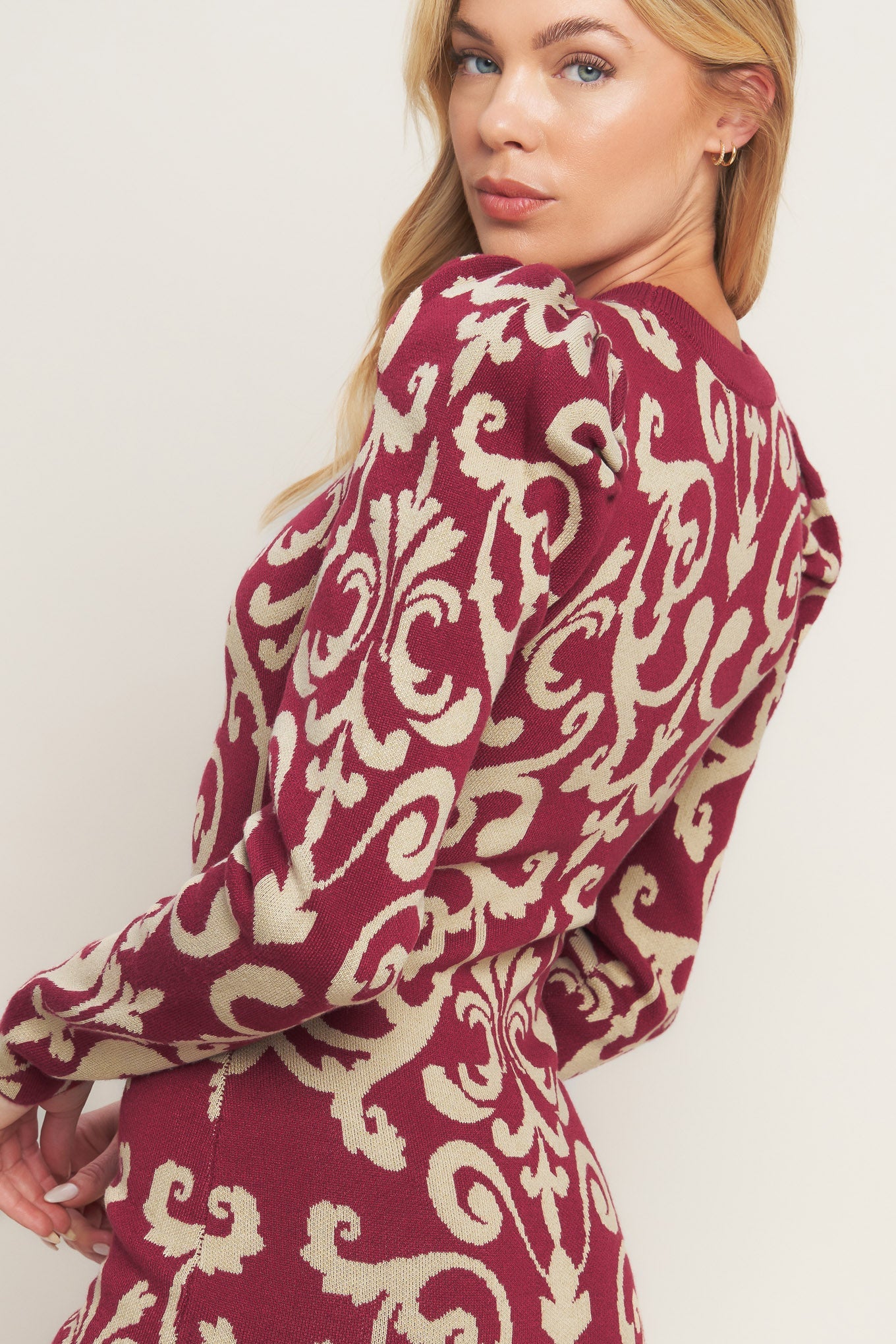 BASK IN LOVE SWEATER MINI DRESS  DAME BOHEME