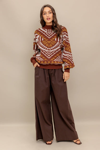 HONESTLY LOVE PULLOVER SWEATER TOP  DAME BOHEME