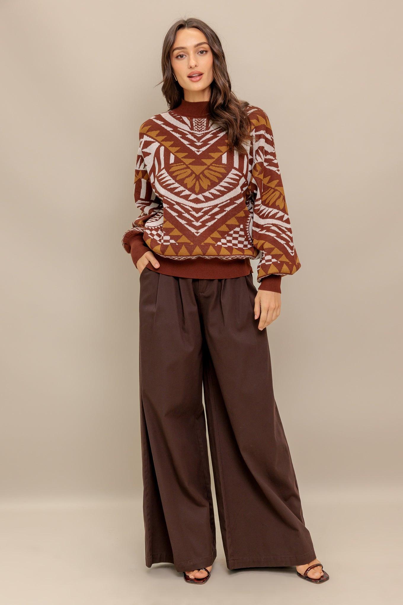 HONESTLY LOVE PULLOVER SWEATER TOP  DAME BOHEME