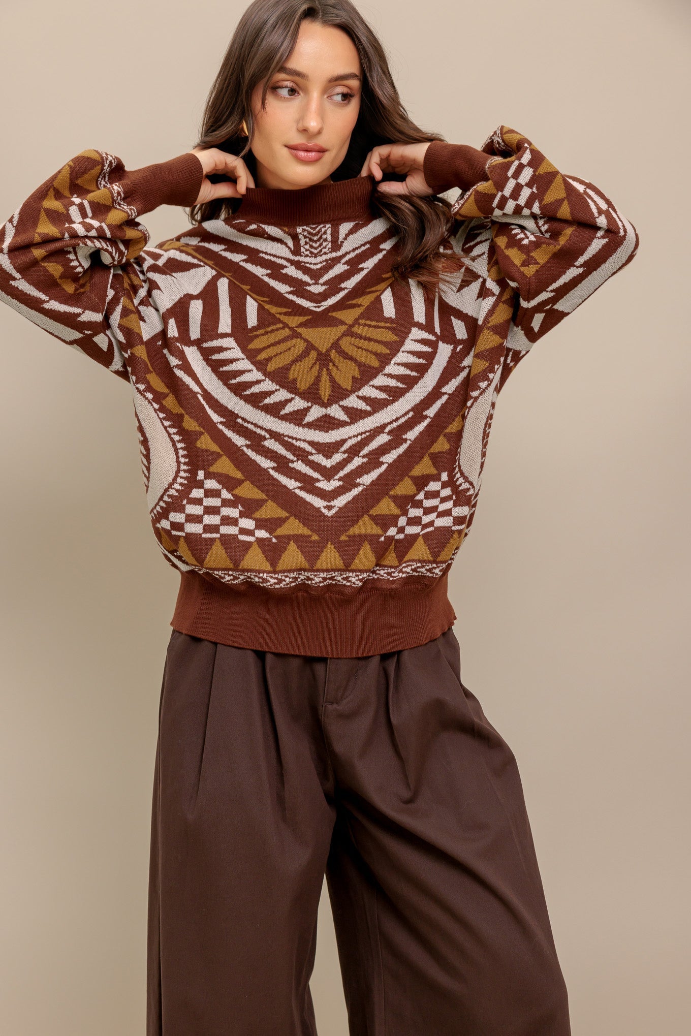 HONESTLY LOVE PULLOVER SWEATER TOP  DAME BOHEME