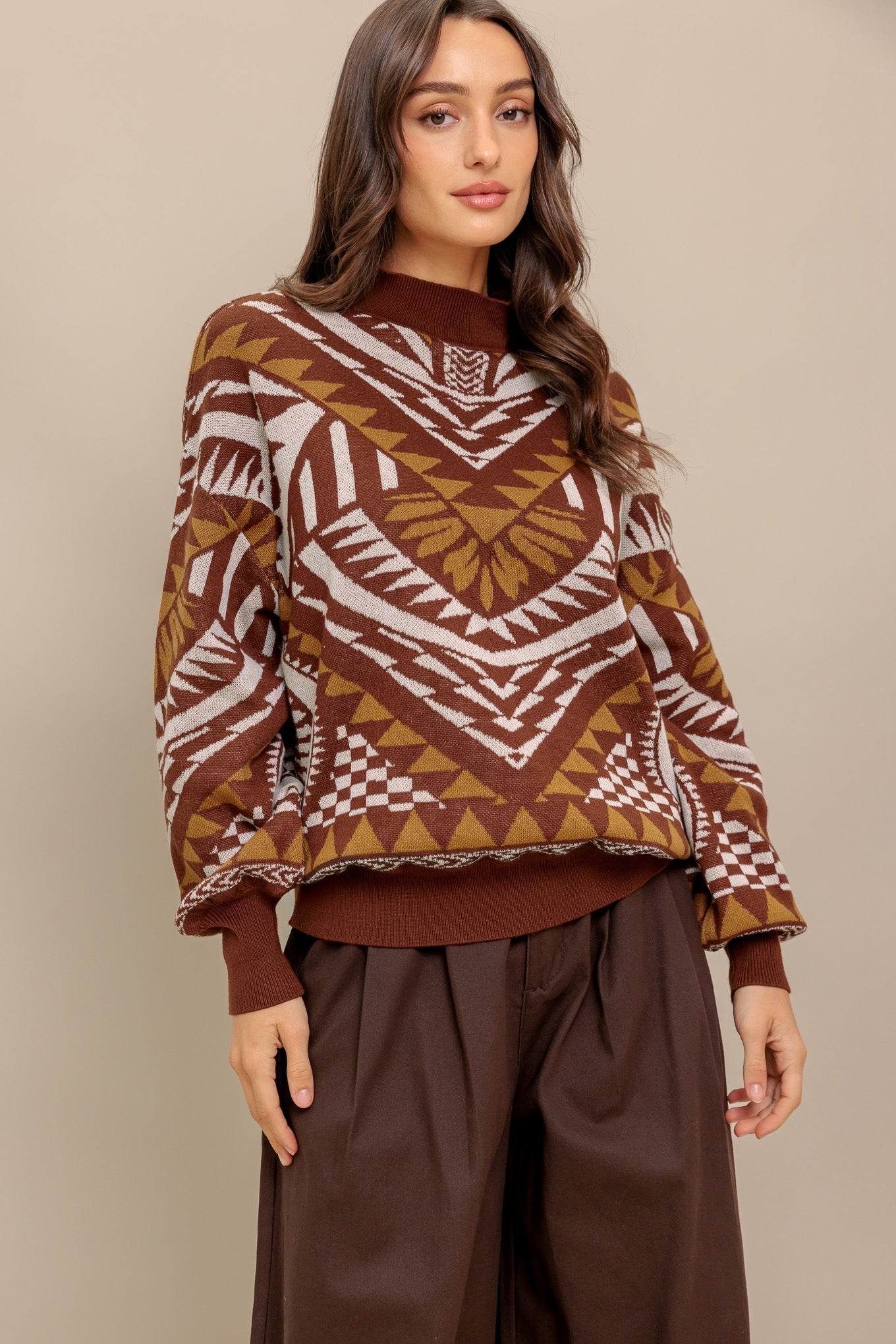 HONESTLY LOVE PULLOVER SWEATER TOP  DAME BOHEME