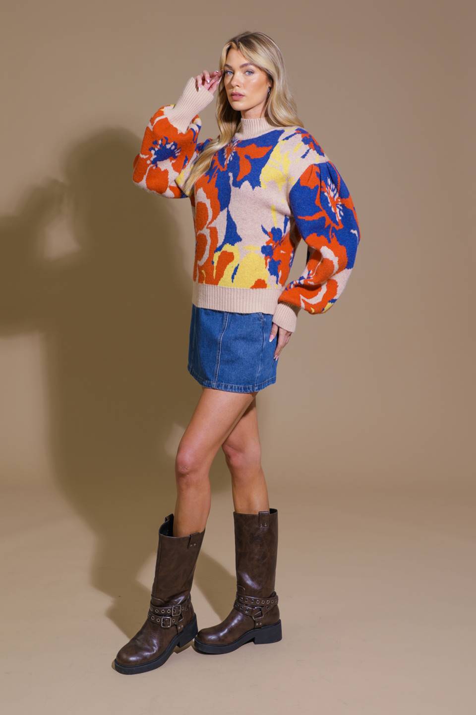 NEVER LOSE ME SWEATER TOP  DAME BOHEME