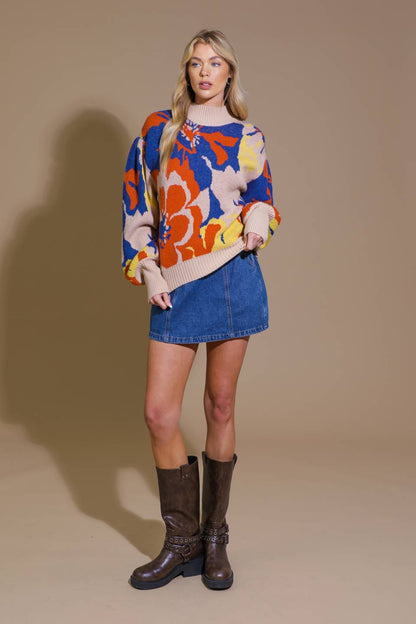 NEVER LOSE ME SWEATER TOP  DAME BOHEME