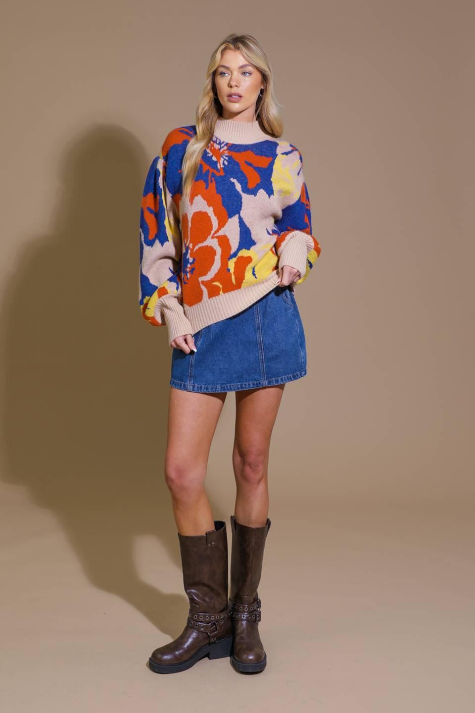 NEVER LOSE ME SWEATER TOP  DAME BOHEME