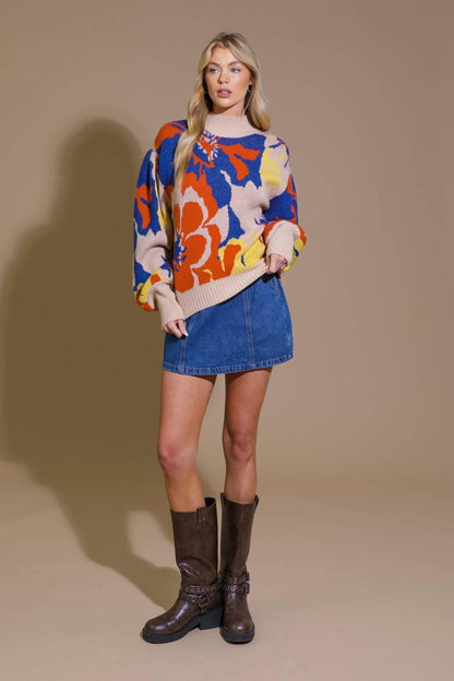 NEVER LOSE ME SWEATER TOP  DAME BOHEME
