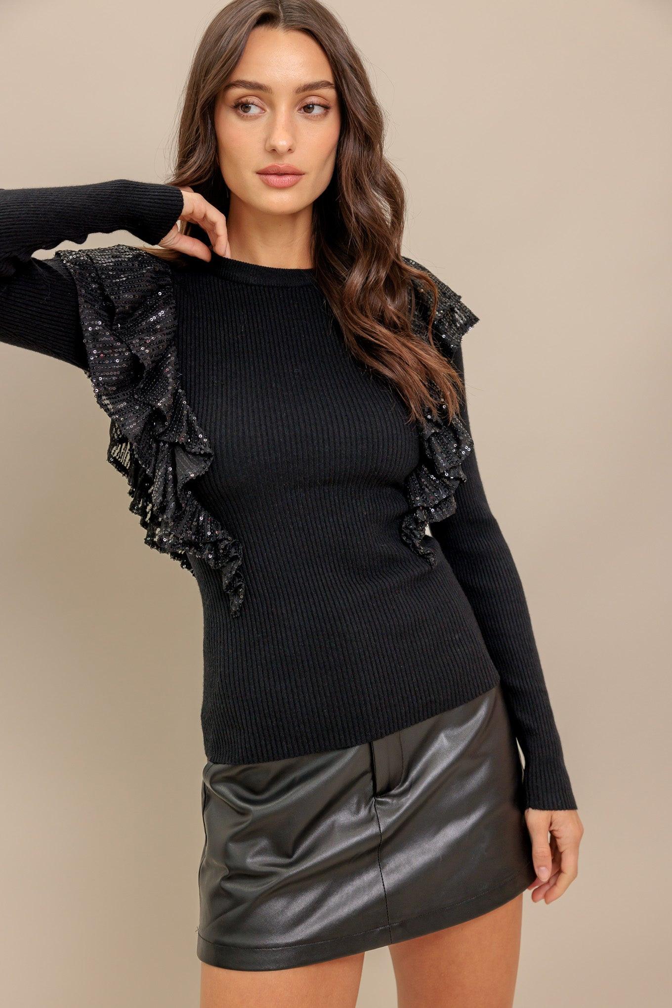 FIGHT THE FEELING SWEATER TOP  DAME BOHEME