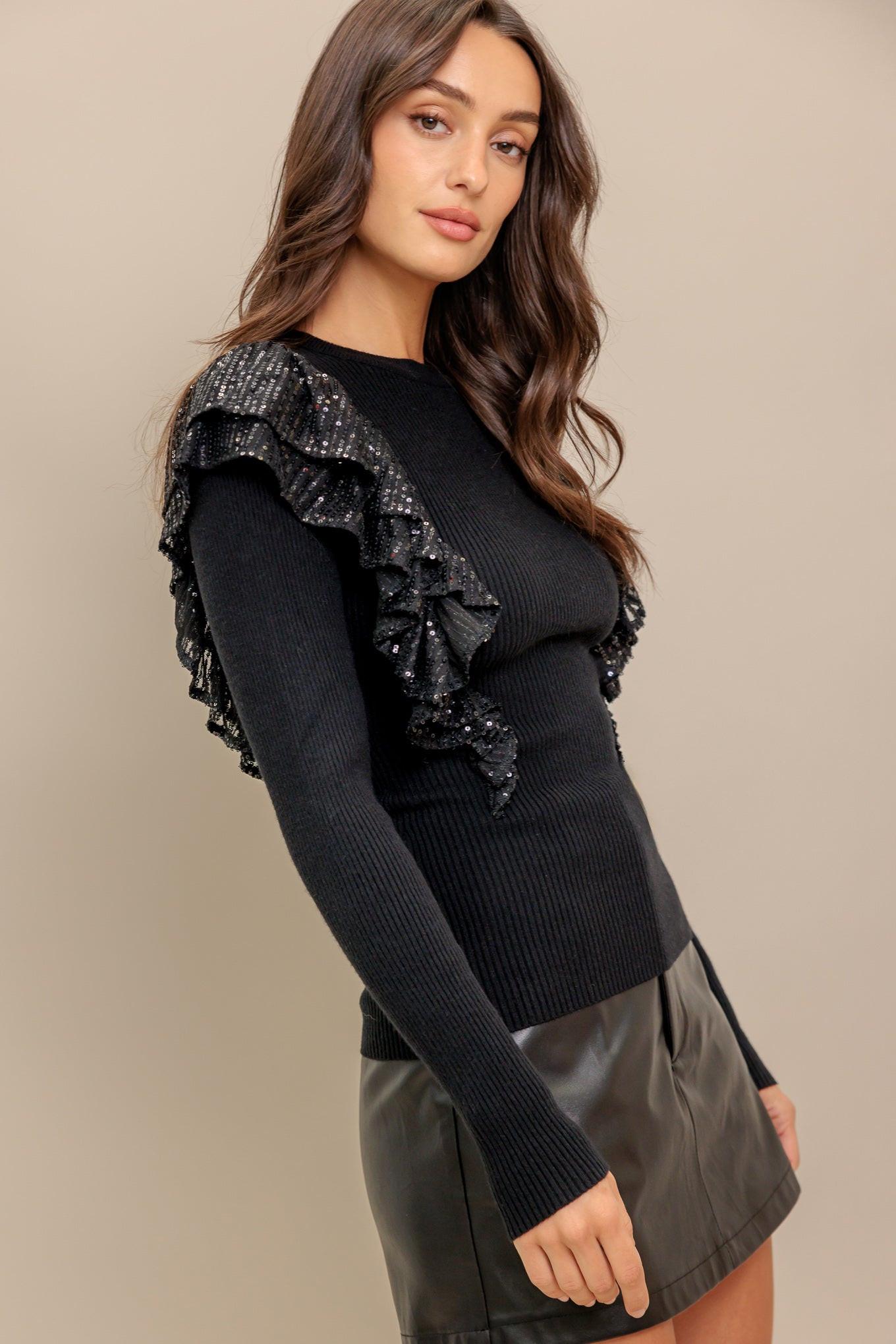 FIGHT THE FEELING SWEATER TOP  DAME BOHEME