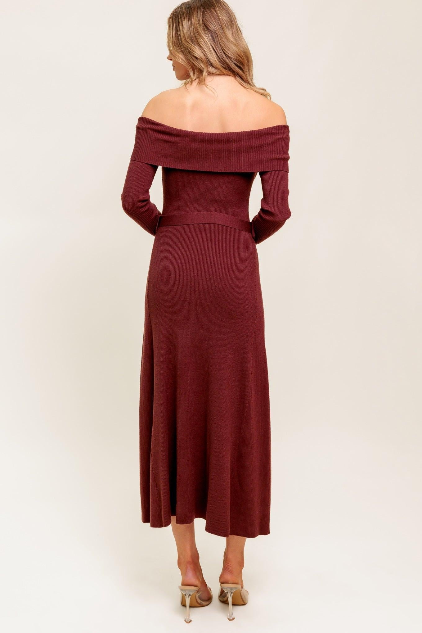 ALL A FANTASY SWEATER MIDI DRESS  DAME BOHEME