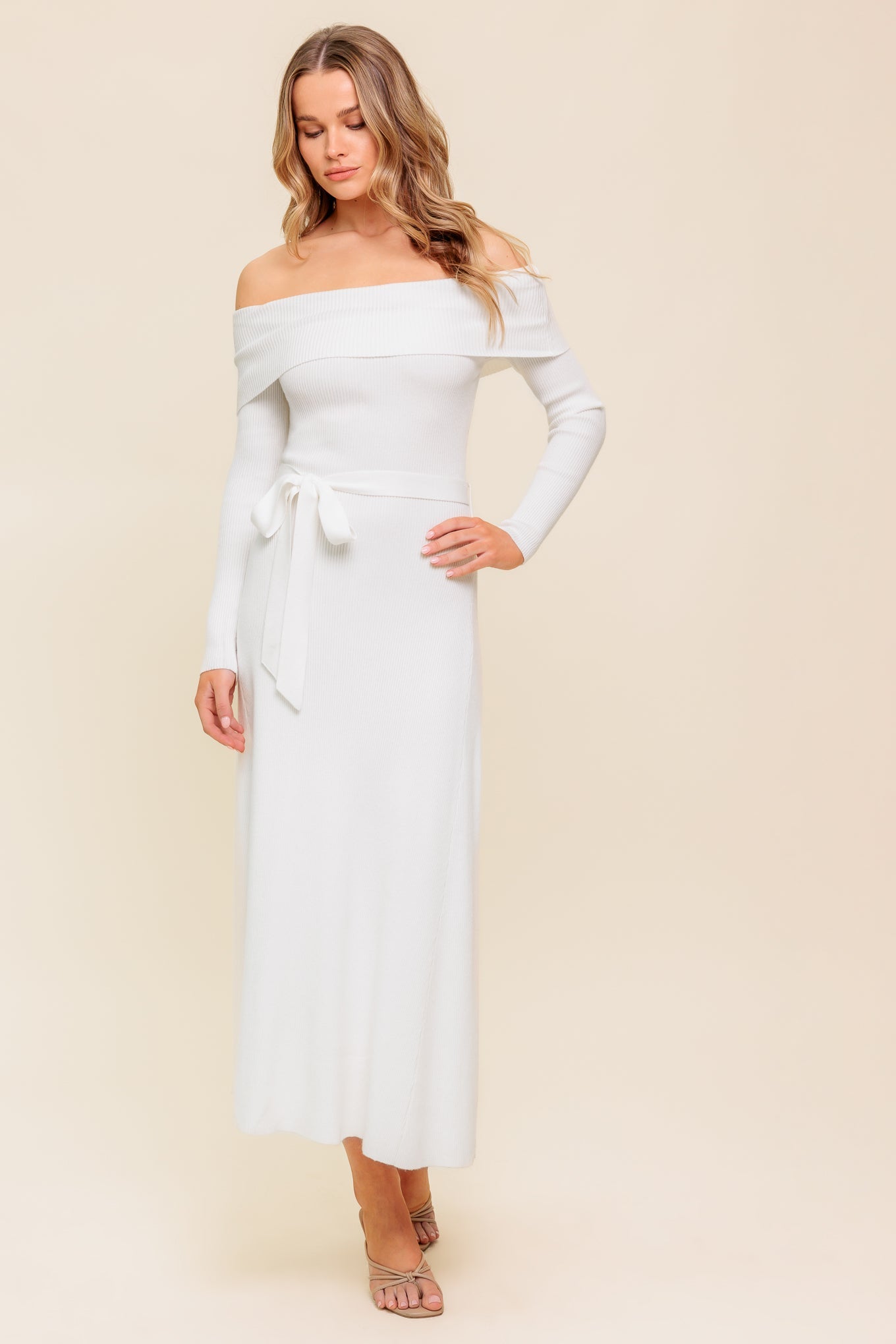 ALL A FANTASY SWEATER MIDI DRESS  DAME BOHEME