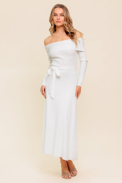 ALL A FANTASY SWEATER MIDI DRESS  DAME BOHEME