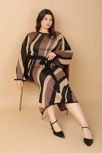 PUT ON A SMILE MIDI SWEATER DRESS  DAME BOHEME