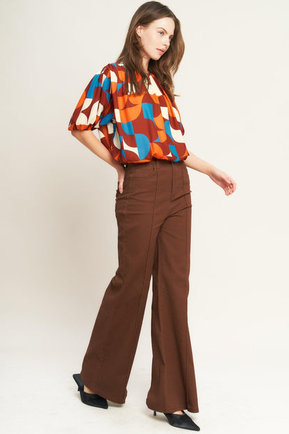 GONE IN A BLINK WOVEN TOP  DAME BOHEME