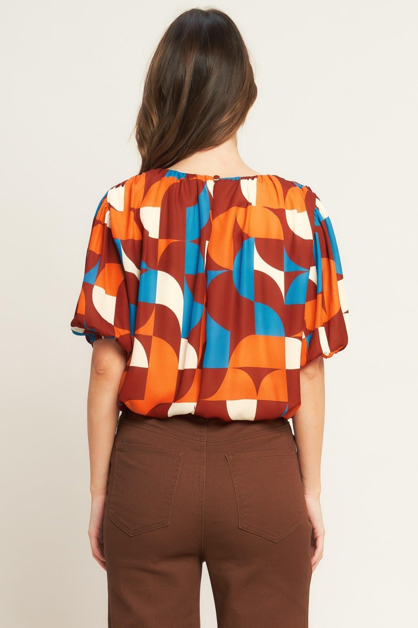 GONE IN A BLINK WOVEN TOP  DAME BOHEME