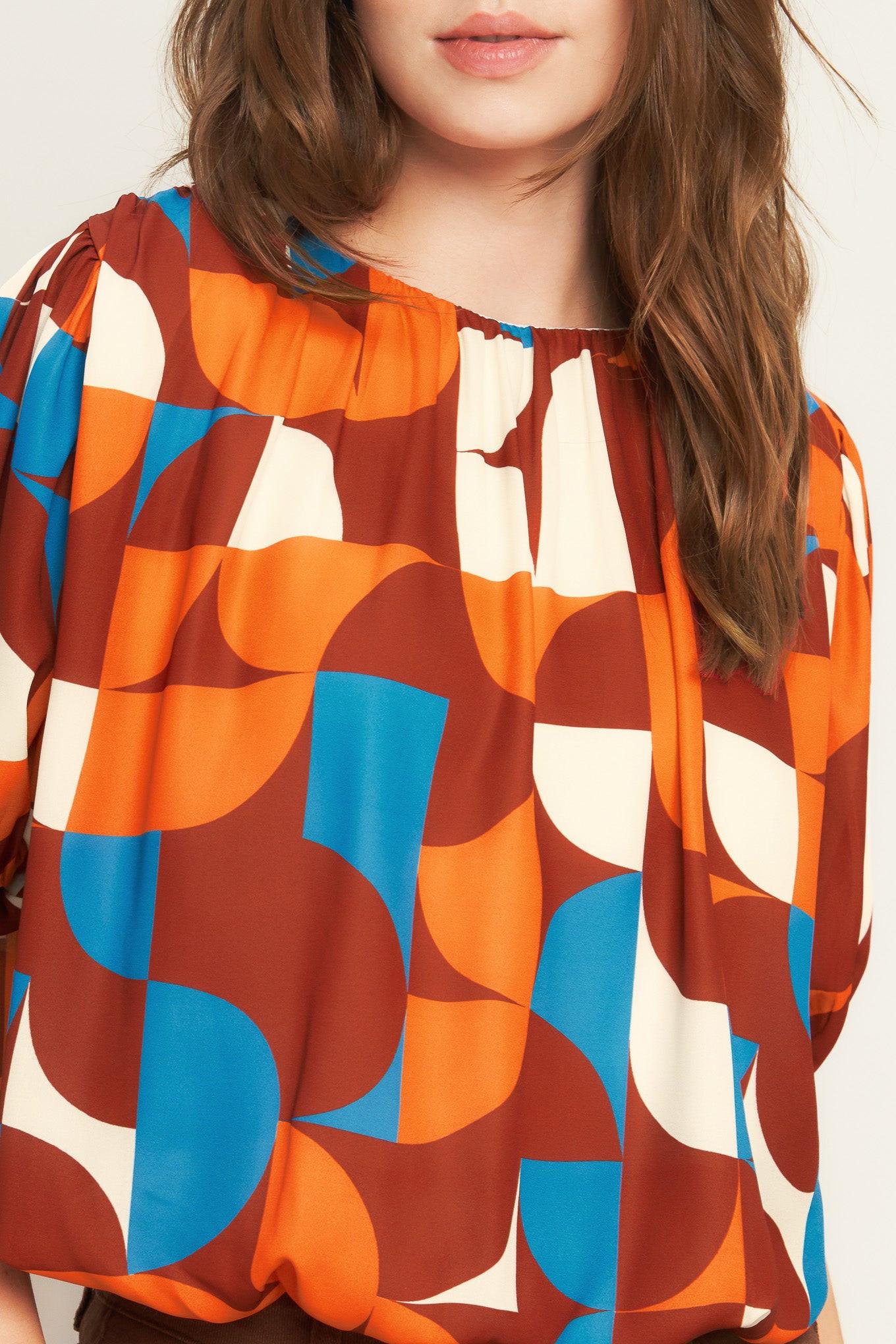 GONE IN A BLINK WOVEN TOP  DAME BOHEME