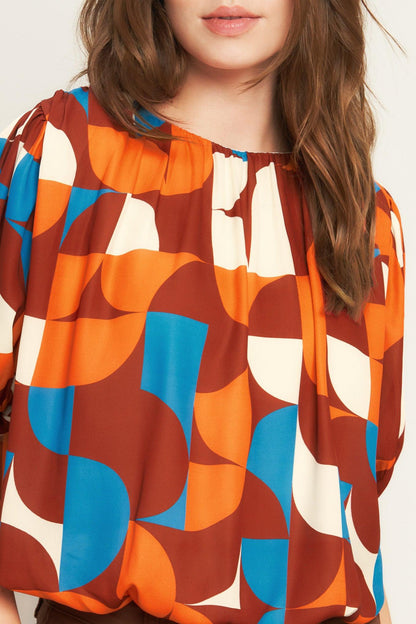 GONE IN A BLINK WOVEN TOP  DAME BOHEME