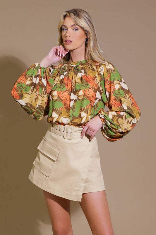 CALL IT LOVE WOVEN TOP  DAME BOHEME