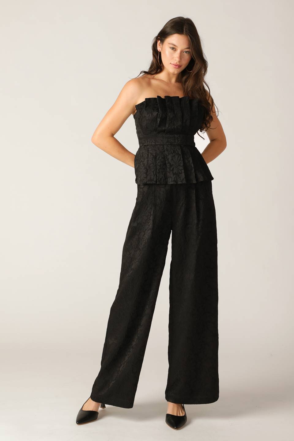 ELEGANT ESSENCE WOVEN TOP  DAME BOHEME