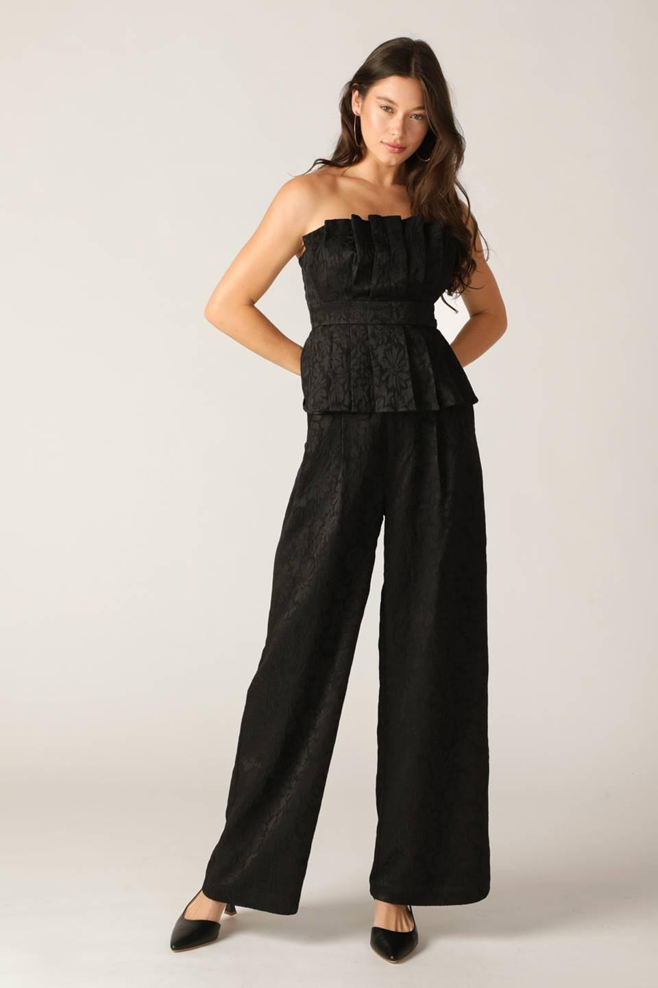ELEGANT ESSENCE WOVEN TOP  DAME BOHEME