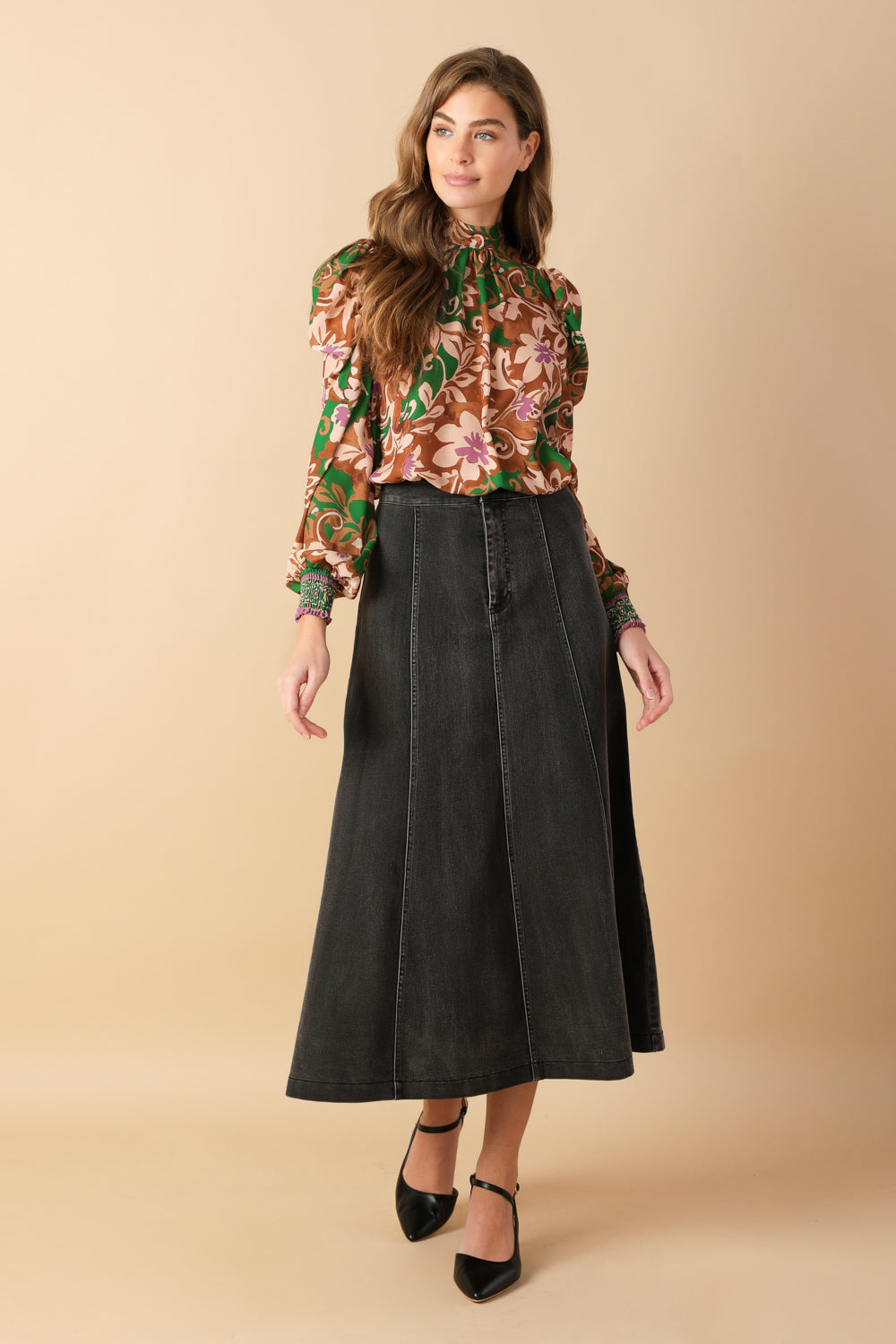 BREWED BLISS WOVEN TOP  DAME BOHEME