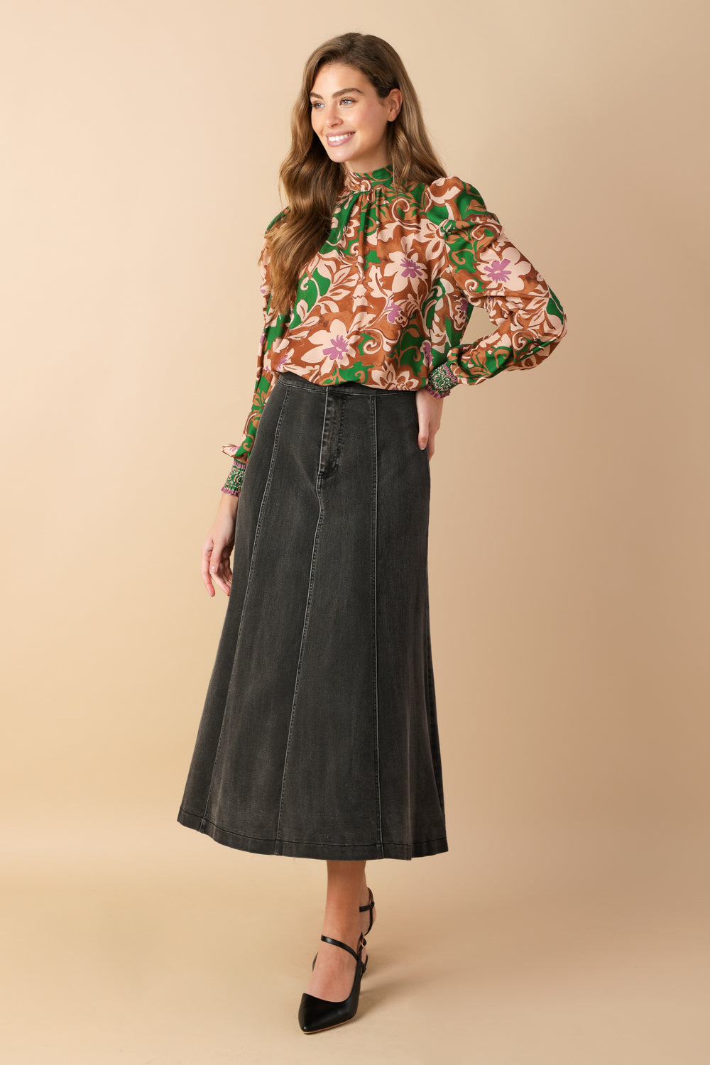 BREWED BLISS WOVEN TOP  DAME BOHEME