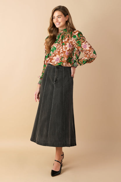 BREWED BLISS WOVEN TOP  DAME BOHEME