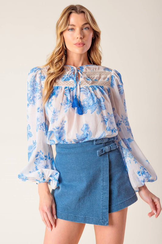 LAGOON DAYDREAMS WOVEN TOP  DAME BOHEME