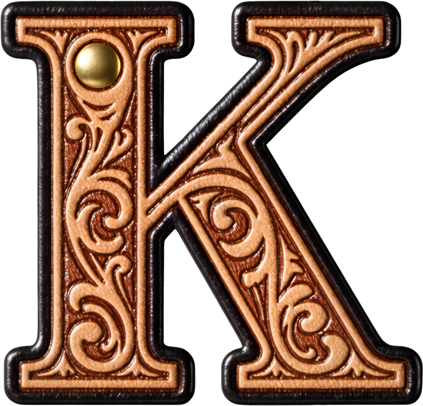 Monogrammed Initial Western Leather Look Saddle Longhorn Cowboy Cowgirl Kitchen Dish Towels Made in America  DAME BOHEME
