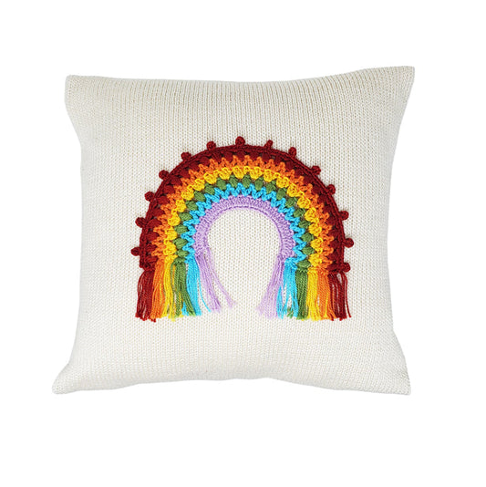 Rainbow 10" Pillow  DAME BOHEME