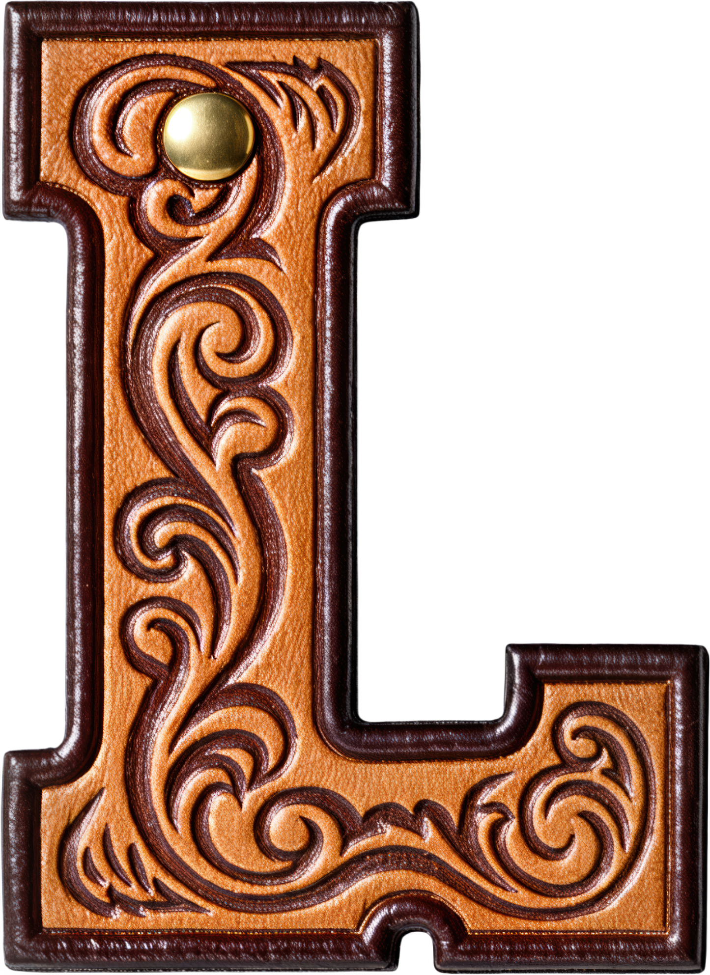 Monogrammed Initial Western Leather Look Saddle Longhorn Cowboy Cowgirl Kitchen Dish Towels Made in America  DAME BOHEME