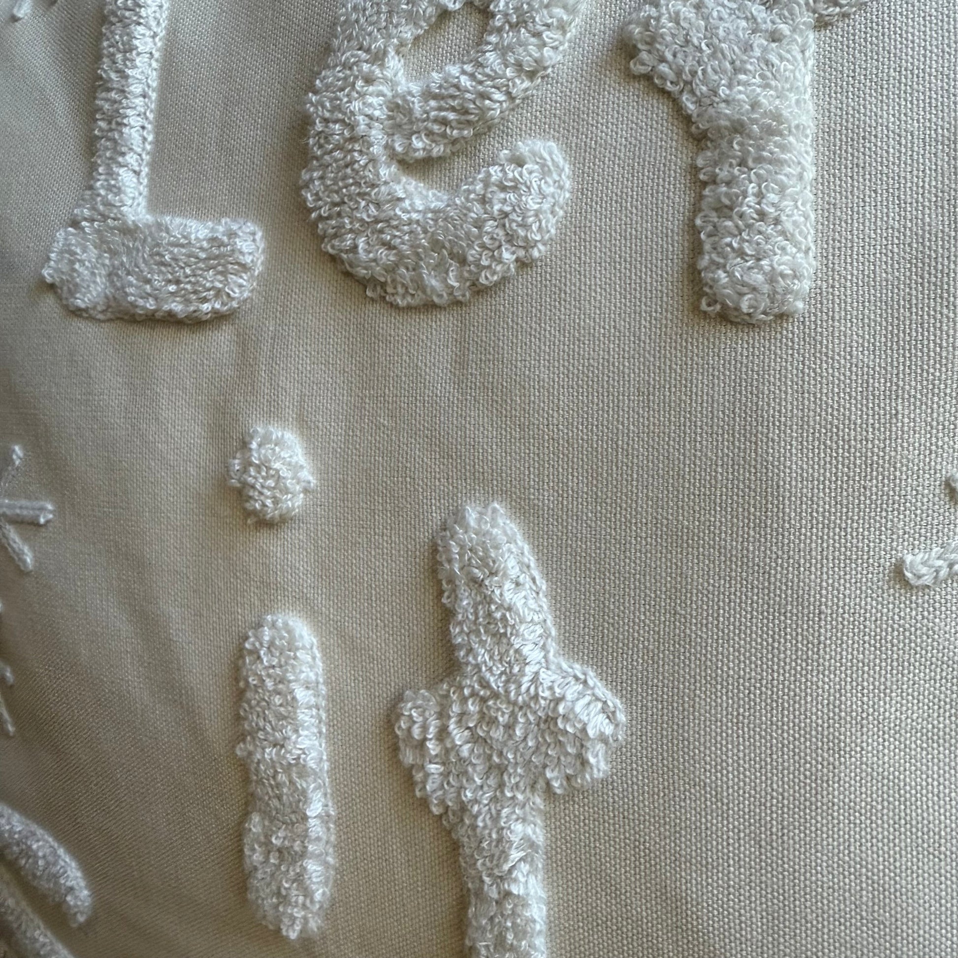 Let it Snow Embroidered Pillow Cover  DAME BOHEME