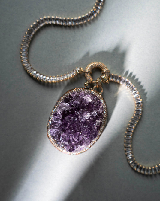 Majestic Amethyst Necklace  DAME BOHEME
