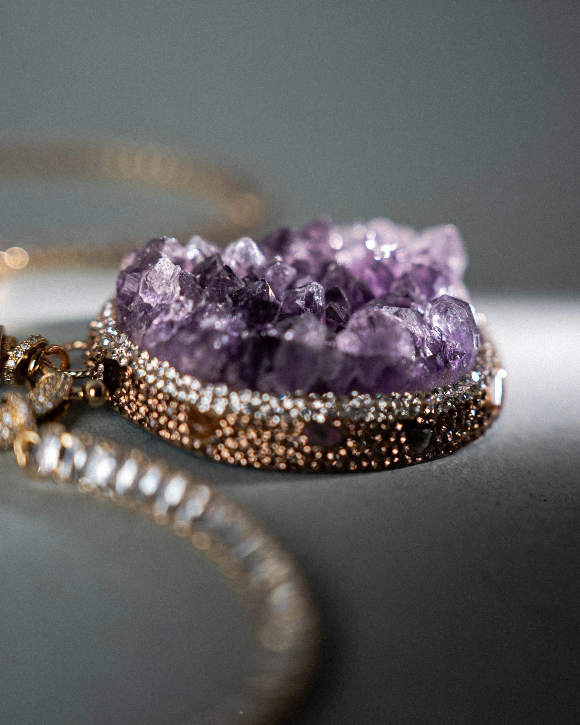 Majestic Amethyst Necklace  DAME BOHEME