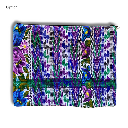Maya Up-cycled Huipil Cosmetic One-of-a-Kind Bag (2XL) - Guatemala  DAME BOHEME