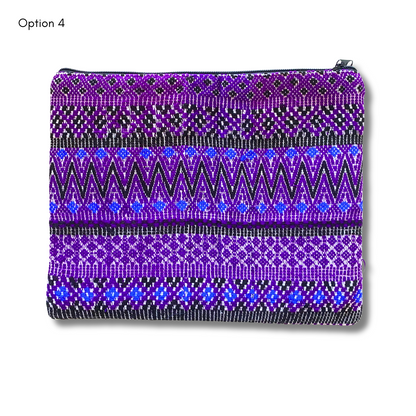 Maya Up-cycled Huipil Cosmetic One-of-a-Kind Bag (2XL) - Guatemala  DAME BOHEME