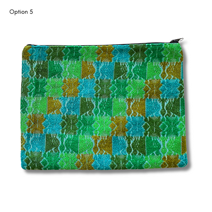 Maya Up-cycled Huipil Cosmetic One-of-a-Kind Bag (2XL) - Guatemala  DAME BOHEME