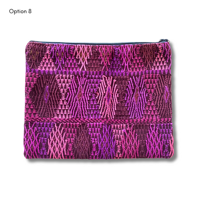 Maya Up-cycled Huipil Cosmetic One-of-a-Kind Bag (2XL) - Guatemala  DAME BOHEME
