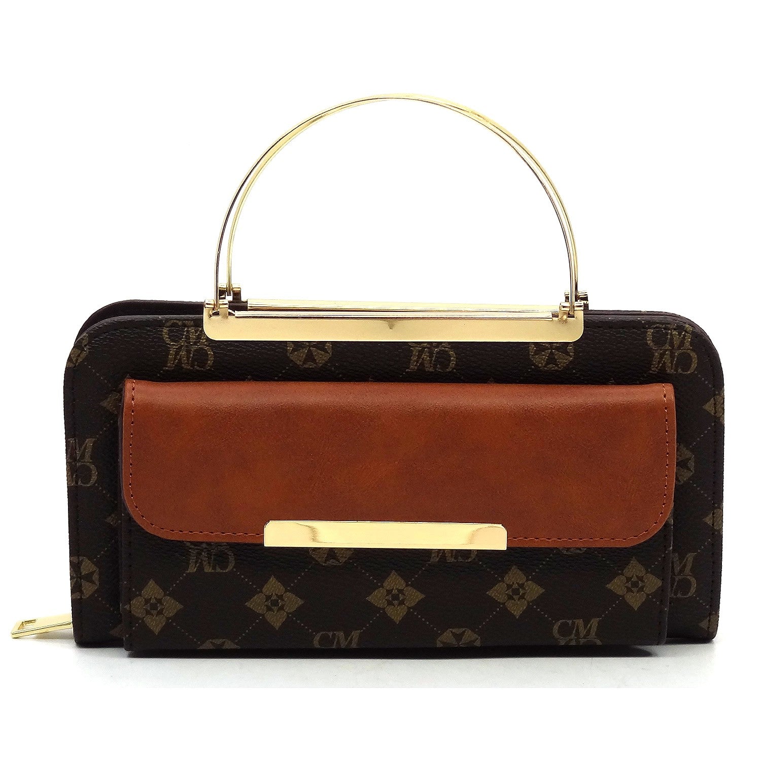 Monogramm Crossbody Bag Clutch Wallet Fashion World