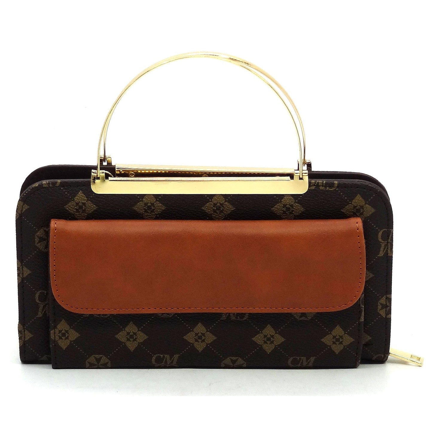 Monogramm Crossbody Bag Clutch Wallet Fashion World