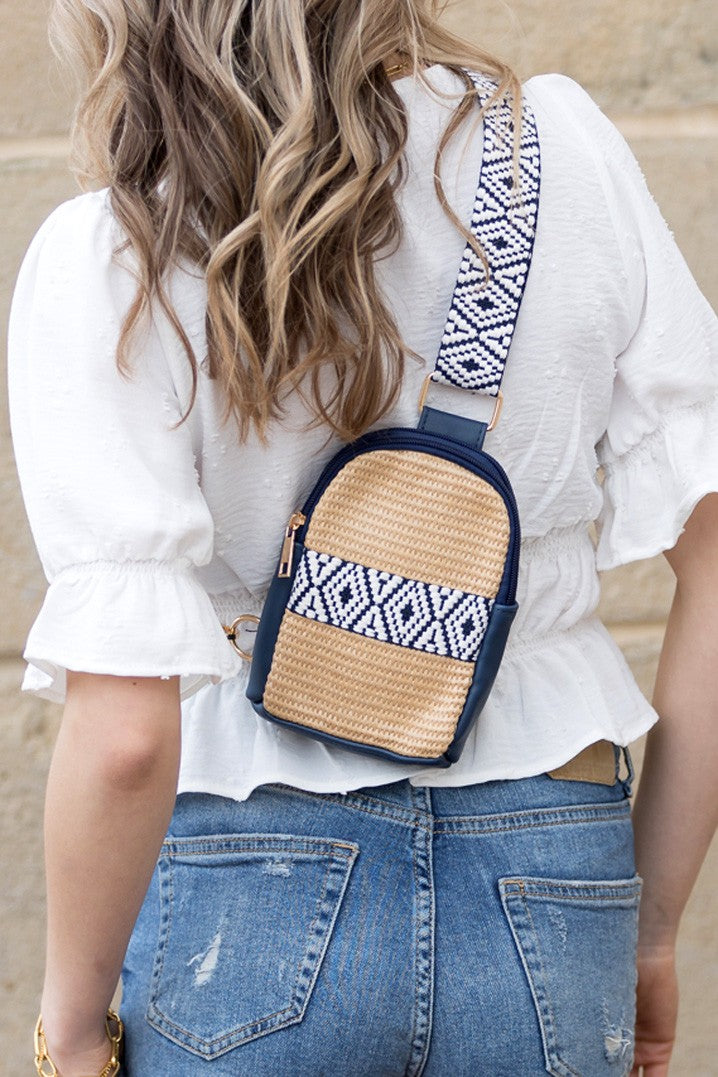 Naomi Woven Guitar Strap Sling Bag Aili's Corner