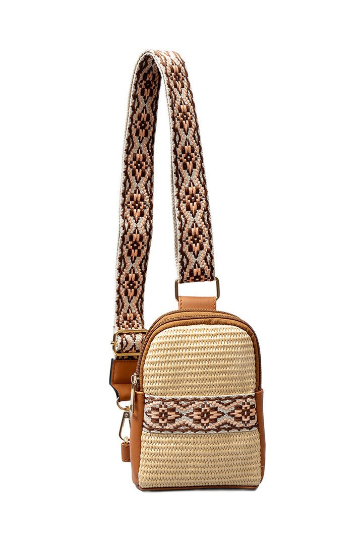 Naomi Woven Guitar Strap Sling Bag Aili's Corner