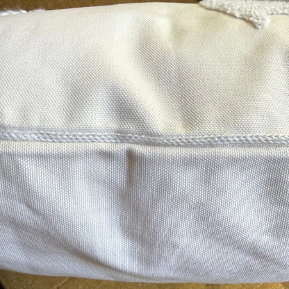 Neutral Snowflake Embroidered Pillow Cover  DAME BOHEME