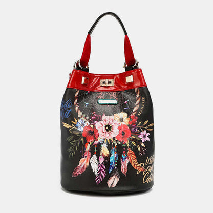 Nicole Lee USA Flower Adjustable Strap Backpack Bag Trendsi