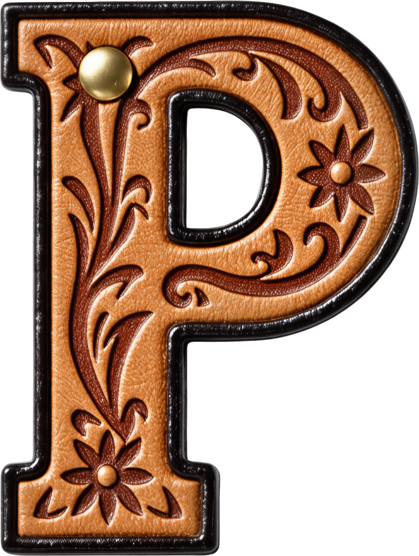 Monogrammed Initial Western Leather Look Saddle Longhorn Cowboy Cowgirl Kitchen Dish Towels Made in America  DAME BOHEME