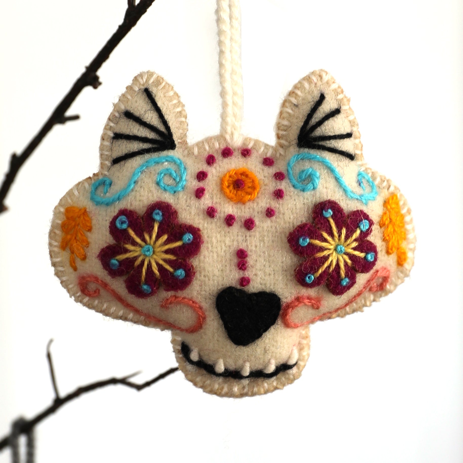 Halloween Ornaments- set of 4  DAME BOHEME